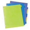 Avery 11330 Preprinted Plastic Tab Dividers, 12-Tab, Letter