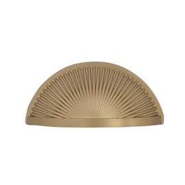 Amerock BP36615BBZ Sea Grass 3 in (76 mm) Center-to-Center Golden Champagne Cabinet Cup Pull