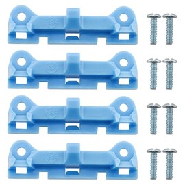 MTQY CPU Fan Bracket 4PCS Blue Plastic CPU Fan Retainer Bracket Base Parts for AM2 AM3 FM1/2/2+/3