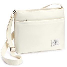 KALIDI FANCY FOREST Shoulder Bag, Men's, Large Capacity, Crossbody Bag, Women's, For School Commutes, Work, Travel, Unisex, beige