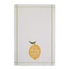 DII Lemon Bliss Kitchen Collection, Assorted Dishtowel Set, 4 Count