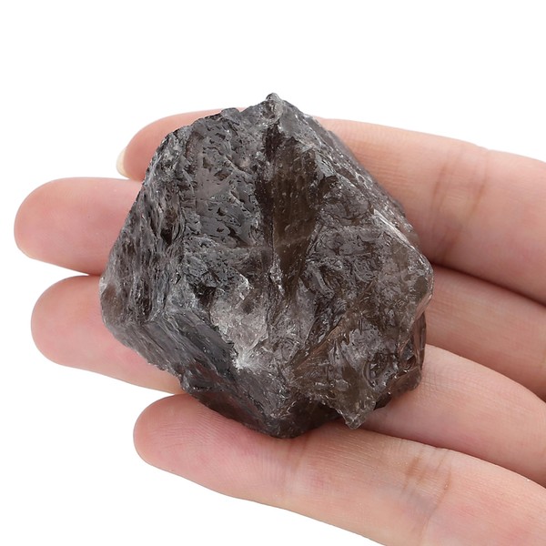 XIANNVXI Smoky Quartz Raw Crystals, 1.8-2.2inch Healing Crystals Natural Rough