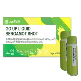 Webiome Goup Liquid Bergamot Shot 20g x 14 bottles x 4 / 위바이옴 고업 액상 베르가못 샷 20g x 14병 x 4개