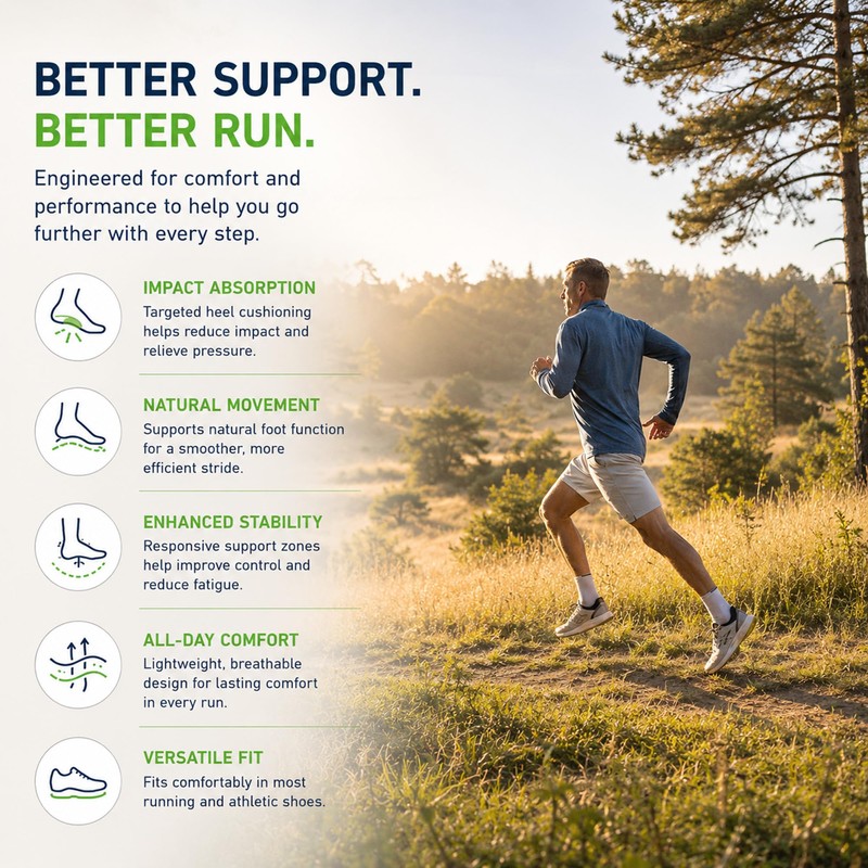 BAUERFEIND RUN PERFORMANCE INSOLE 40 Running, Jogging, Marathon Insole, Performance