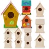 Wood Bird House Craft Wood Bird House Kit DIY Wooden