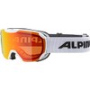 ALPINA Sports Thaynes HM Ski Goggles Plastic/Polycarbonate White/Orange 100% UV