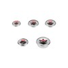 ECSiNG 50PCS Capped Starlock Washers 4mm-10mm for Shaft Retaining Push