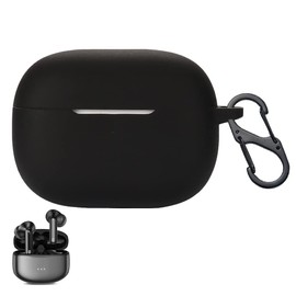 smaate Silicon Case Cover Compatible with XIAOWTEK A40-PRO or SB03 Wireless Earbuds, Protective Skin with “S” Shaped Dual Carabiner, with Hole for Charging