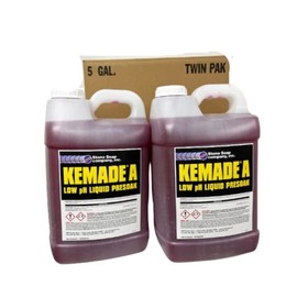 Stone Soap Kemade® A Low pH Touchless Presoak from Co. for two step touch-free washes, 2.5-gallon twin pack (5-gals total).