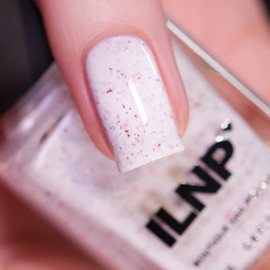 ILNP Heart To Heart - Creamy White Speckled Nail Polish