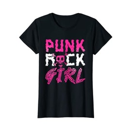 Punk Rock Girl | Punk Rock Music | Rocker Punker T-Shirt, black