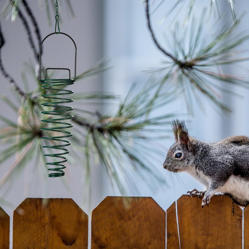 Geiserailie Squirrel Feeder Corn Cob Holder with 35 Inches Extension