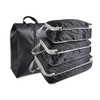 Enjour 4 Sets Compression Packing Cubes, Luggage Organizer Bags for