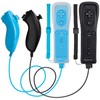 ECRABONE Wii Remotes and Nunchuck Controller 2 Pack, Wii Remote