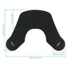 Segbeauty Hair Salon Stylist Cutting Collar, Black Rubber Neck Wrap
