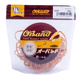 Rubber Band #190 < 1.8 oz (50 g) Transparent Bag > American Color Thick Width Small Volume Packaging Rubber Band All Sizes 73 Republic