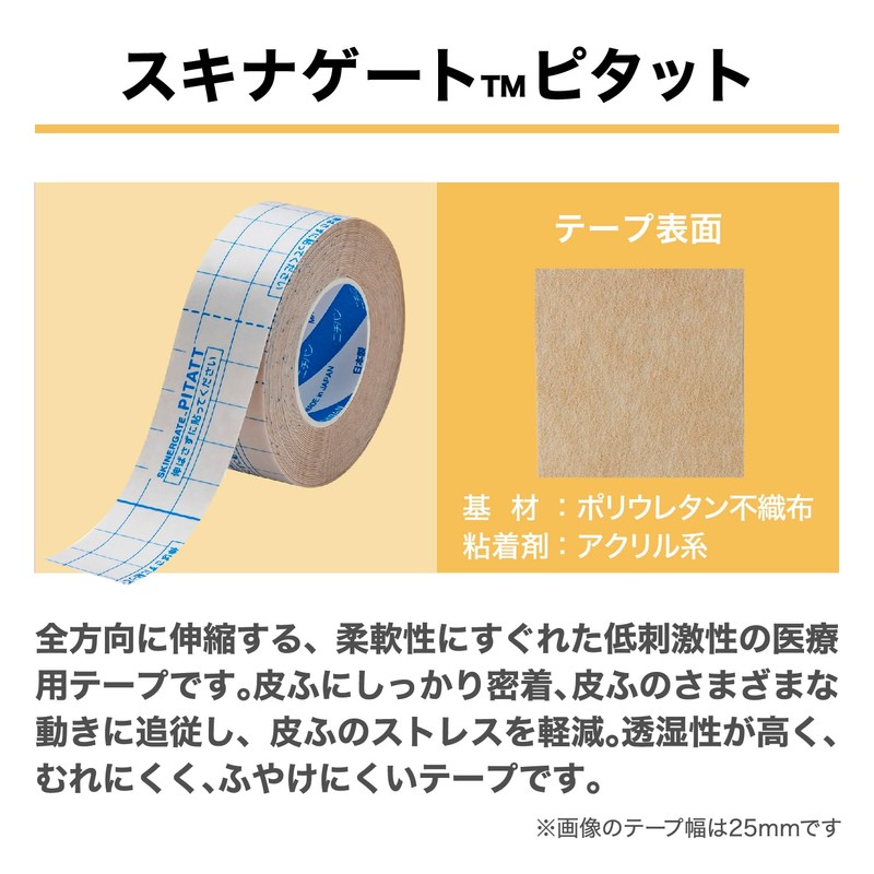 Nichiban Skinnagate Pitat 2.0 inches x 16.4 ft (50 mm