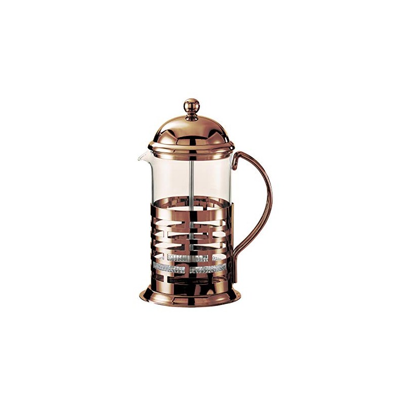 Service Ideas T677BRNZ Brick Coffee Press, 0.8L, Bronze finish