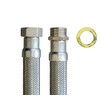 Flexible hose 1 inch nut x 1 inch male thread,