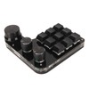 Mini 9 Key Keypad with 3 Knob RGB Light Blue