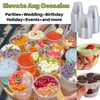 Artpreti 50 Pack 9 oz Clear Plastic Cups - Disposable
