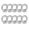 Pack of 10 Ring Nuts Stainless Steel M10 Eye Nuts,