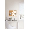 WallPops Daisy White Printed Corkboard, HB6275