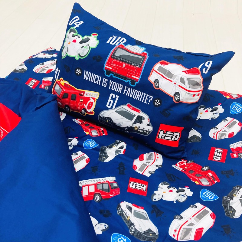 MORIPiLO 4621526 Tomica Emergency Vehicle Duvet Cover, Single, 51.2 x