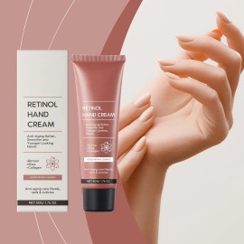 Crema De Manos Con Retinol, 2 Unidades, Hidratante Y Nutriti