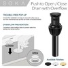 SOKA Centerset Bathroom Faucet 2 Handles 4 Inch Commercial Hand