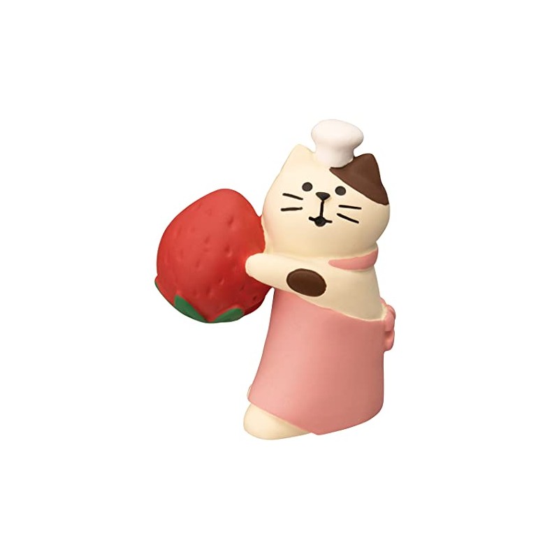 Deco Corporation Concombre Strawberry Carrying Cat Size: Approx. W4 D2.3