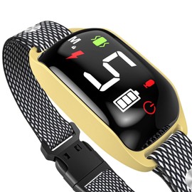 Dog Bark Collar, Rechargeable Bark Collar for Large Dog with 5 Adjustable Sensitivity, Smart Anti Bark Collar with Beep Vibration Shock for Medium Small Dogs, Coolait Barking Shock Training Collar