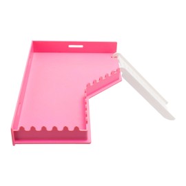 ZIZEV Hamster Cage Toy, Plastic Hamster Standing Interesting Easy Installation Activity Space Exercise for Guinea Pig (L Shape)