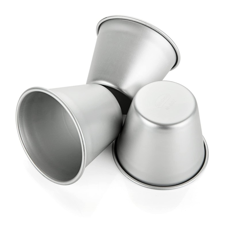 MIVIDE 20 Pack Dariole Moulds, Pudding Moulds for Baking, Individual