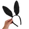 OATIPHO 2pcs Bunny Ears Headbands Lightweight Rabbit Ear Hair Hoops