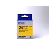 Epson LK-6YBP Yellow Background Black Text Tape 24 mm x