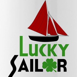 CafePress Lucky Sailor Stainless Water Bottle 1 1.0L (34 oz) Stainless Steel Water Bottle