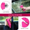MOTORBUDDY 2 Pack Car Safety Hammer, Pink Emergency Escape Hammer