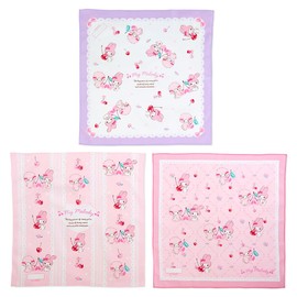 Sanrio My Melody Lunch Cloth, 3-Piece Set, 074004