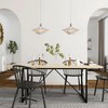 FCTWAKS Mid Century Modern Pendant Light, 15" Nordic Hanging Ceiling