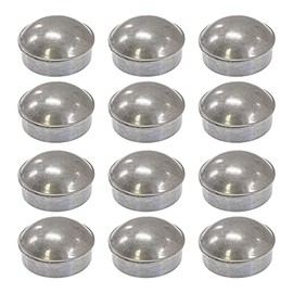 Chain Link Fence 2 (1 7/8" OD) Round Dome External Post Caps | Die Cast Aluminum Caps | Chain Link Caps | (Pack of 12)