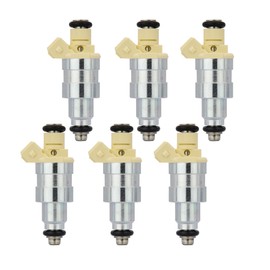 Vphix 6pcs Fuel Injectors Replacement for 1993 1994 1995 Jeep Grand Cherokee 94-95 Jeep Wrangler Cherokee 4.0L L6 FJ216 53030343