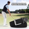 JASGOOD Braided Canvas Stretch Belt Elastic Casual Belt for Men,Women,Junior