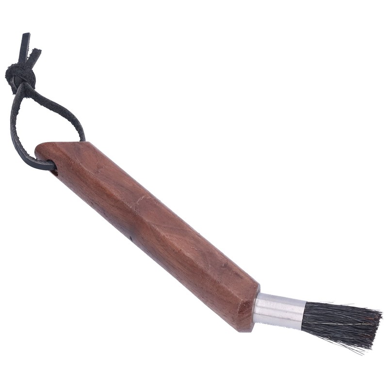 Coffee Grinder Cleaning Brush Curved Wood Handle Brush for Home