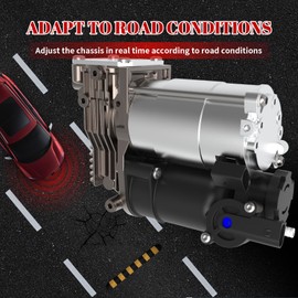 YXPCARS Air Suspension Compressor for Air Ride Pump,for Jaguar XJ 2013-2019 V6 3.0L/ XJ 2010-2019 V8 5.0L/ XJR 2014-2017 V8 5.0L/ XJR575 2018 V8 5.0L Parts# C2D34552,C2D42519,C2D47540