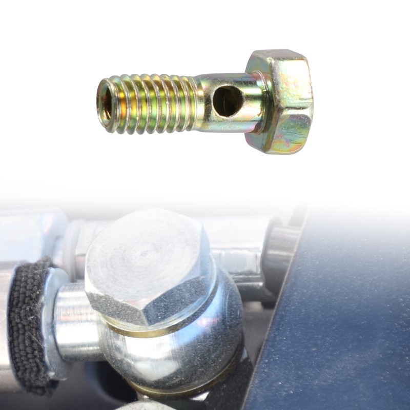 X AUTOHAUX 2 Set Banjo Bolt Brake Fitting Adapter Kit