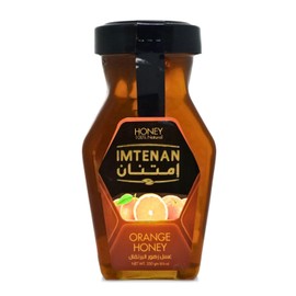 bonballoon Brilliant Imtenan Honey Orange Natural Bee Honey Egyptian Pure Fresh Syrup Premium Egypt Arab Kosher Halal (1 Pack = 8.82 oz / 250 gm) عسل امتنان البرتقال حلال