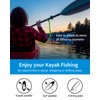 OCEANBROAD Kayak Paddle Leash with D-Ring Stretchable Bungee Strap Lanyard