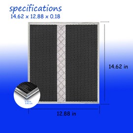 HPF30 Non-Ducted Charcoal Filter Kit for Broan NuTone Range Hood (14.65" × 12.88") - 2 Pcs ﻿