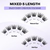 DIY Lash Clusters for Using at Home: Wendy, Natural, Fluffy,